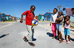 Soccer in the Township - Photo Willem van de Polder